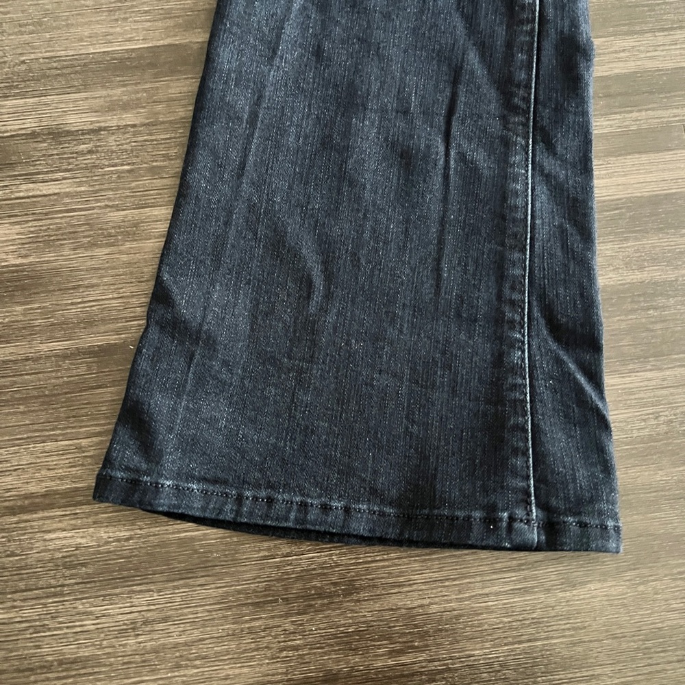 Just Black Blue Boot Leg Jeans Size 27 - Picture 2 of 6